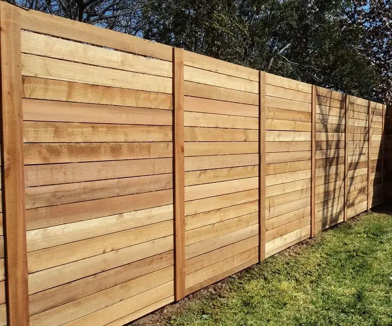Fence installed by Sandel Fence Builder